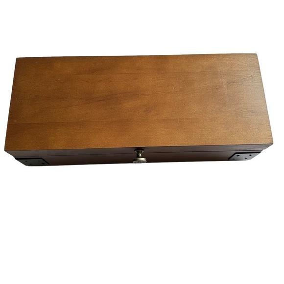 Woodbury 5-Piece Watch Case Solid Pinewood Construction with Antique Finish NIB - Picture 4 of 10